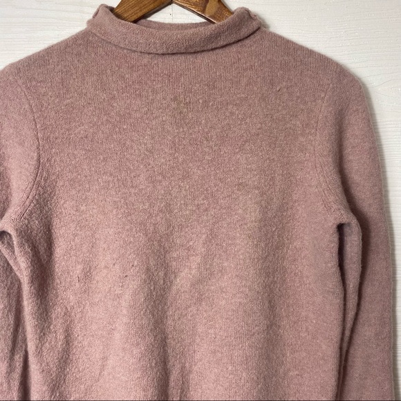 Madewell Pink Wool Angora Blend Sweater - Picture 2 of 6